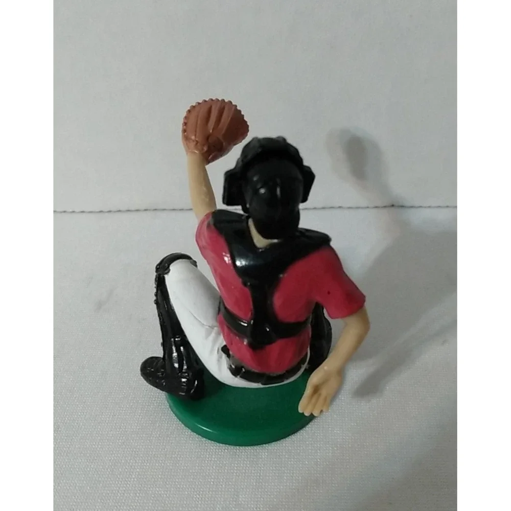 Cake Topper Baseball Players Set of 3: Batter, Catcher & Pitcher birthday decor